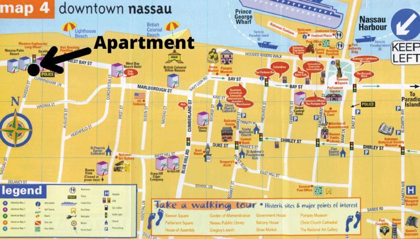 Apartment In Downtown At The Beach Nasáu Exterior foto